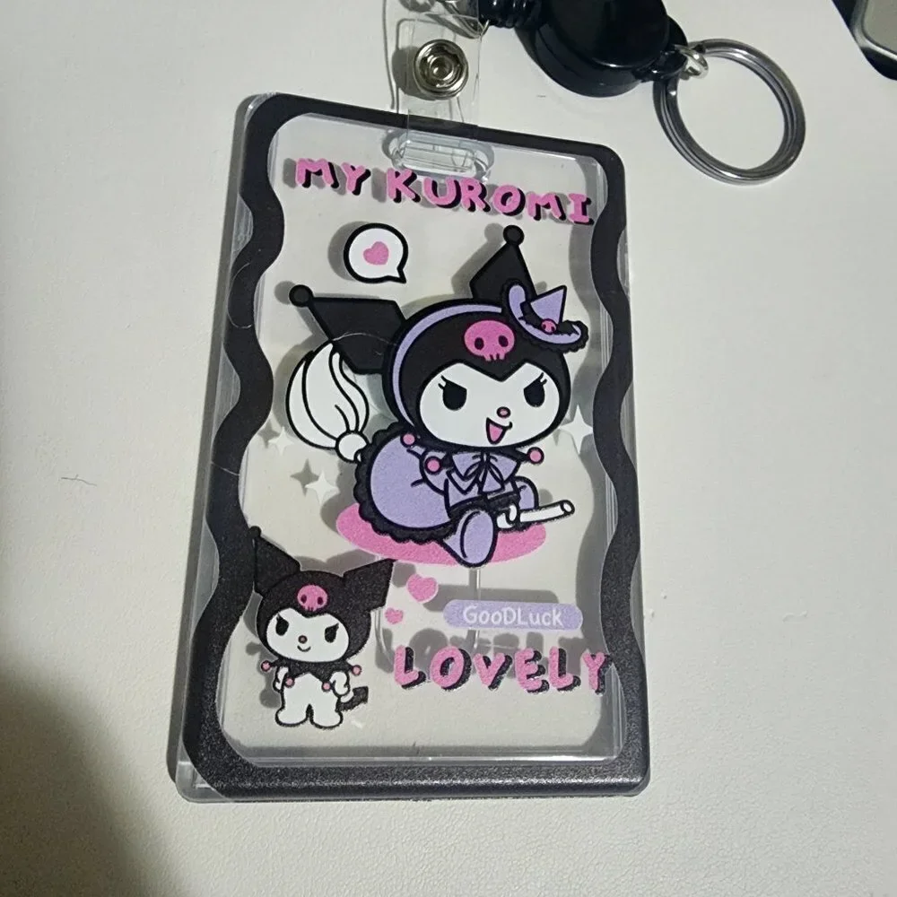 Brand New MY KUROMI I.D Holder Keychain